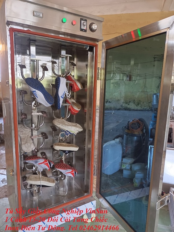 Máy Sấy Giày 1 Cánh 15 Đôi Giầy Diệt Khuẩn và Nấm Mốc Inox Điện VinSun Máy Sấy Giày 1 Cánh 15 Đôi Giầy Diệt Khuẩn và Nấm Mốc Inox Điện VinSun