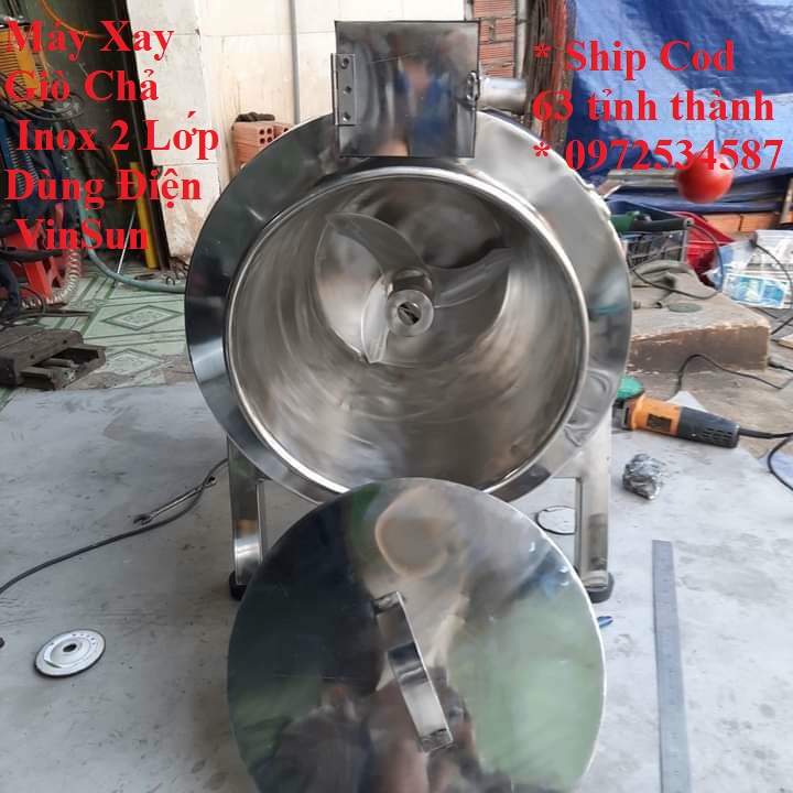 Máy Xay Giò Chả 2 Kg Điện 110V Loại 1.1Kw Có Ngăn Đá Tốt Gọn VinSun