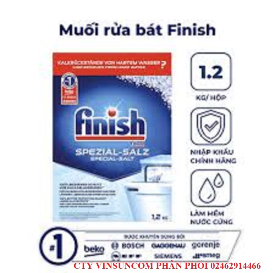 Muối Làm Mềm Nước cho Máy Rửa Bát Muối Làm Mềm Nước cho Máy Rửa Bát