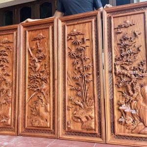 Tranh Tùng Cúc Trúc Mai